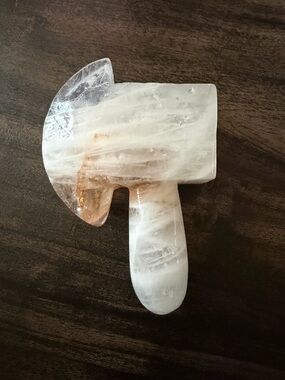 Fire Quartz Carved Tomahawk..